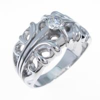 K18WG ダイヤモンドリング