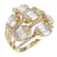 K18YG ダイヤモンドリング