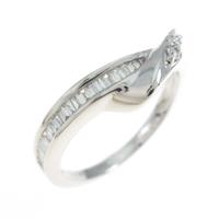 K18WG ダイヤモンドリング