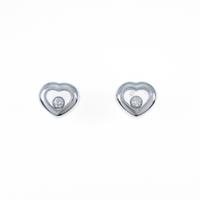ショパール ハート ダイヤモンドピアス