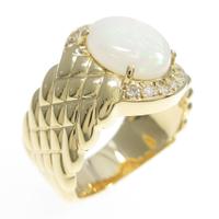 K18YG オパールリング