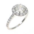 プラチナダイヤモンドリング 0．920ct・J・I1・VG