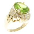 14KYG ペリドットリング