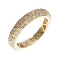 K18YG フルエタニティ ダイヤモンドリング