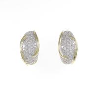 K18YG／K18WG ダイヤモンドピアス