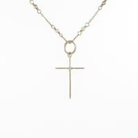 アガット クロス タンスイパールネックレス