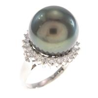 タサキ クロチョウパールリング