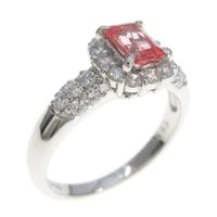 PT パパラチアサファイヤリング