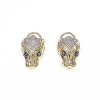 750YG／750WG サファイヤピアス