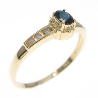 K18YG サファイヤリング