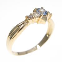 K18YG サファイヤリング