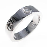 カルティエ ラブリング ハーフダイヤ