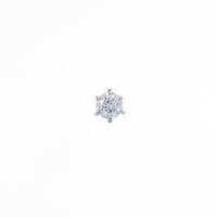 【リメイク】プラチナダイヤモンドピアス 0．304ct・F・VS2・FAIR 片耳