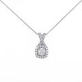 【リメイク】プラチナダイヤモンドネックレス 0．306ct・E・VVS1・EXT H＆C