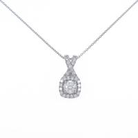 【リメイク】プラチナダイヤモンドネックレス 0．306ct・E・VVS1・EXT H＆C