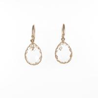 750PG ドロップ クオーツピアス