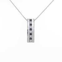 K18WG ダイヤモンドネックレス