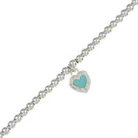 ティファニー ラブハートタグ ビーズブレスレット