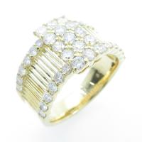 K18YG ダイヤモンドリング