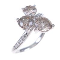 K18WG ダイヤモンドリング