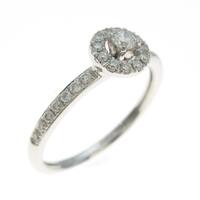 K18WG ダイヤモンドリング