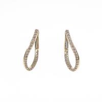 K18YG ダイヤモンドピアス