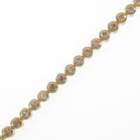 K18YG ダイヤモンドブレスレット