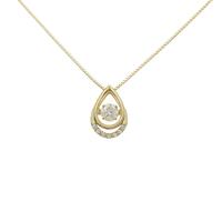 【新品】K18YGダイヤモンドネックレス 0．278ct・G・SI1・VG