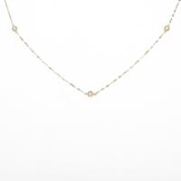 K18YG ダイヤモンドネックレス