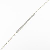 【リメイク】K18YG ダイヤモンドブレスレット