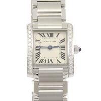 カルティエ W4TA0008 タンクフランセーズ／D クォーツ