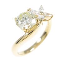 【リメイク】K18YG ダイヤモンドリング 1．012ct・VLY・SI1・GOOD