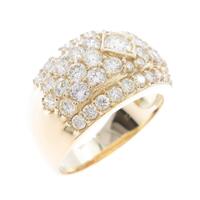 K18YG ダイヤモンドリング