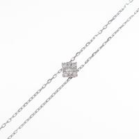 【新品】18KWG ダイヤモンドブレスレット