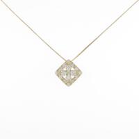 【新品】K18YG ダイヤモンドネックレス