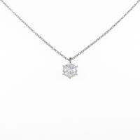 【リメイク】プラチナダイヤモンドネックレス 0．600ct・H・SI1・EXT