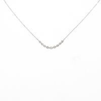 K18WG ダイヤモンドネックレス