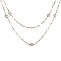 K18PG ダイヤモンドネックレス