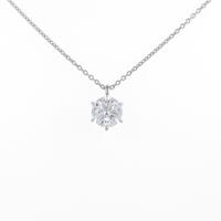 【リメイク】プラチナダイヤモンドネックレス 1．013ct・D・SI2・GOOD
