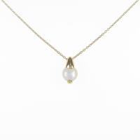 K18YG マザーオブパールネックレス