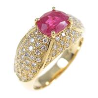 750YG ルビーリング