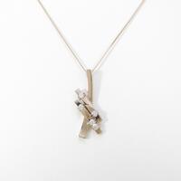 K18PG ダイヤモンドネックレス