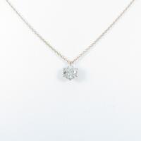 K18PG ダイヤモンドネックレス 0．647ct・J・I1・GOOD