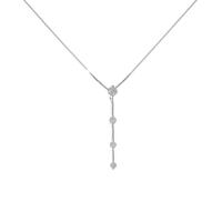 K18WG ダイヤモンドネックレス