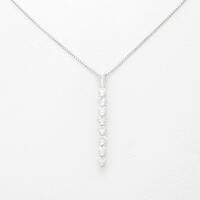 K18WG ダイヤモンドネックレス