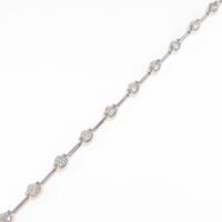 K18WG ダイヤモンドブレスレット