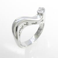 K18WG ダイヤモンドリング