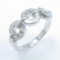 K18WG ダイヤモンドリング