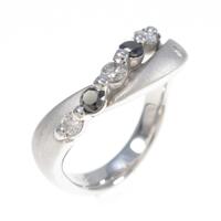 K18WG ダイヤモンドリング