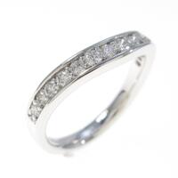 K18WG ダイヤモンドリング